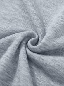 男士简约半拉链立领套头衫运动衫休闲保暖上衣春秋季 - 白色 - 查看 3