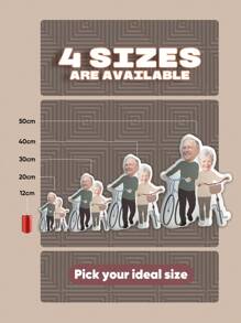 1 Gối mặt tùy chỉnh cho ông bà Gối mặt tùy chỉnh cho các cặp đôi - Gối hình cơ thể được cá nhân hóa có ảnh đầu | Quà tặng độc đáo cho Ngày lễ tình nhân, Ngày của mẹ, Ngày của cha và Giáng sinh | Lý tưởng cho các cặp đôi lớn tuổi, bà, ông | Hoàn hảo cho các ngày kỷ niệm, sinh nhật và những dịp lãng mạn | Tải lên 2 ảnh khuôn mặt để có một nét cá nhân hóa đặc biệt - Đạp xe - Xem 4