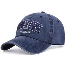 1 件装男士纽约刺绣棒球帽，可调节遮阳帽，适合休闲、旅行、海滩、春季和秋季 - 彩色 - 查看 12