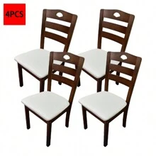 1/4/6pcs Solid Color PU Leather Square Chair Cushion Covers, Waterproof, Removable Seat Pads For Kitchen, Dining, Sofa - Multicolor - View 11