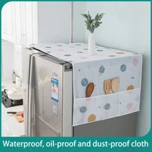 1 chiếc, Túi phủ chống bụi cho tủ lạnh gia đình, Túi đựng đồ, Túi treo phủ tủ lạnh, Không chỉ dùng được cho tủ lạnh, mà còn có thể dùng cho máy giặt, lò vi sóng (Do có nhiều màu sắc, vui lòng lưu ý rằng màu sắc được chọn ngẫu nhiên, có thể không giống trong hình), Túi, Túi sắp xếp, Túi đựng đồ, Đám cưới, Phong cách Y2K, Tiệc tùng - Nhiều màu - Xem 3