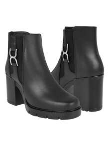Stylo 0745 Black Simipiel Lady Ankle Boots - Black - View 1