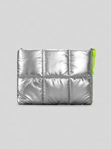 11 英寸 iPad 内衬 14 英寸 Apple 笔记本电脑保护套 柔软尼龙羽绒手拿包 加垫女士单肩斜挎包 基本款笔记本电脑/保护套/手提包/平板电脑单肩包 手提包 iPad 包 背包 适合女士/男士/女孩/男孩/女性/男性学生 适合 Mac Book Air/Pro11/13/14/238 英寸 时尚防水/防震轻便书包 适用于办公室旅行商务护士大学/学院必备 圣诞节/父亲/母亲/教师礼物 小学/初中/高中 工作通勤外出 带电脑隔层 大容量便携简约多功能带拉链笔记本电脑配件套 - 銀色 - 查看 5