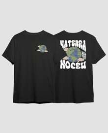Basic Religious T-Shirt On Earth As It Is In Heaven Evangelical Our Father - màu đen - Xem 3