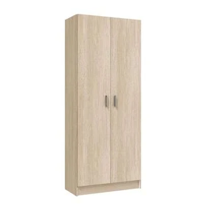 Duehome Armário multiuso 2 portas 3 zonas