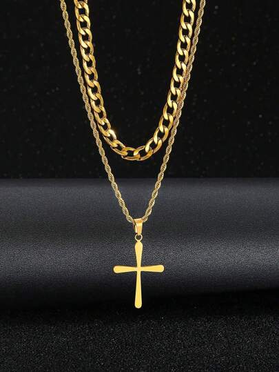 Collana Croce Argento 925 Per Bambini Collana Croce Argento 925 Per Ragazzi - Ciondolo 17mm Con Catena 40cm, Con Astuccio Collana Croce Ragazzi - Foto 7