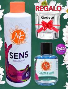 KIT Monomero + Basicos Mcnails uso profesional para aplicacion de uñas, decoracion y preparacion de uñas gelish y acrilicos - Camel - Ver 2