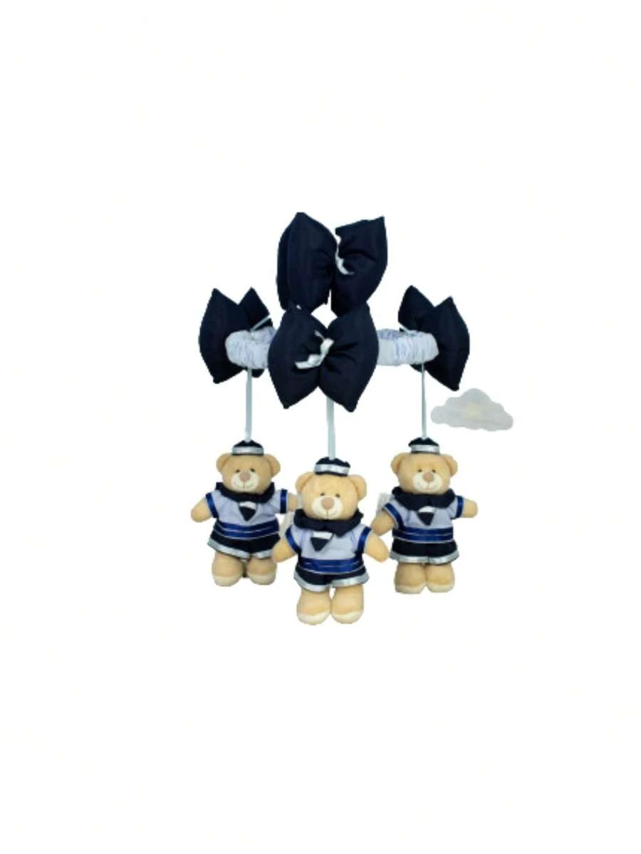Sailor Teddy Bear Mobile For Baby's Room - Ideal For Decorations - Màu xanh lam - Xem 1