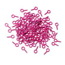 200 pezzi, spilli per occhi colorati di piccole dimensioni 8x4mm, ganci per occhi, per realizzazione di gioielli fai-da-te, accessori