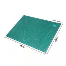 A2 Cutting Mat Non Slip And Self Healing Craft Quilting Printed Grid Lines Board - Dark Green - View 3