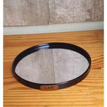Mirrored Tray Bathroom Lavatory Multipurpose Decorative Tray - Vòng Vàng 19.7x19.7 - Xem 3