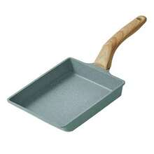 Non-Stick Japanese Square Omelette Frying Pan - màu xanh lá - Xem 5