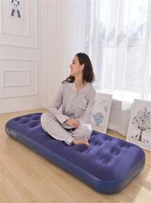 Single Inflatable Multipurpose Mattress Up To 100 Kilos Home Beach Camping - Nhiều màu - Xem 6