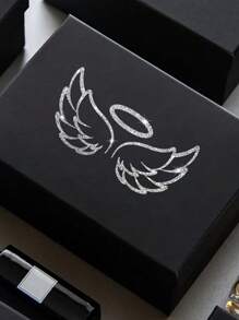 1pc Sparkling Rhinestone Guardian Angel Wings Vinyl Sticker - Car Truck Van Window Wall Cup Laptops Decal - one-size - View 11