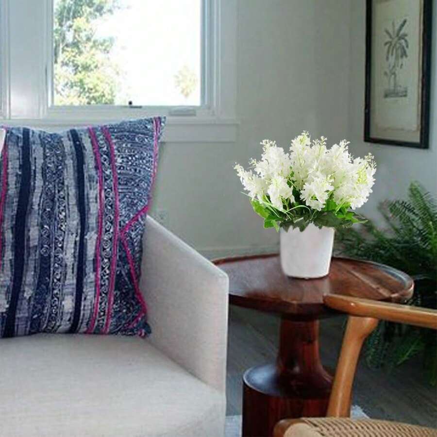 Artificial Wisteria Bundle Fake Flowers Silk Floral Bouquet