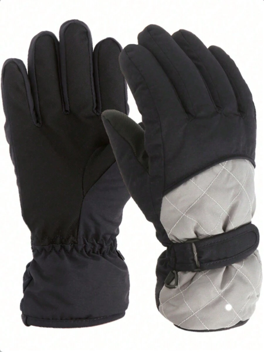 1 Pair Kids Warm Winter Snow Gloves, Cold Weather Ski Gloves For Outdoor Sports, Boys And Girls Ages 3-16