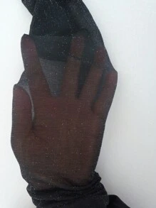 1pc Women Shimmering Pearl Glitter Sexy Stockings, Cozy