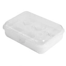 Schockfester Camping Eier Box, Anti-Riss Eier Halter, tragbare Schutzbox aus Kunststoff für Reisen - Verschiedenfarbig - Übersicht 8