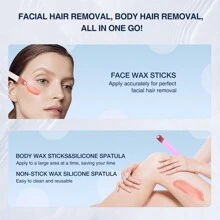 Waxing Kit 69 Items, Halloween/Christmas Holiday Gift WUWUVISTA Hair Removal Hard Wax Kit With Wax Warmer,Waxing Beads For Women Men For Face/Brazilian/Full Body/Bikini/Sensitive Skin - Black - View 10