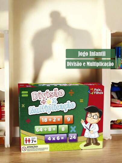 Jogo Educativo Brinquedo Formando Multiplicação Aprendendo Divisão