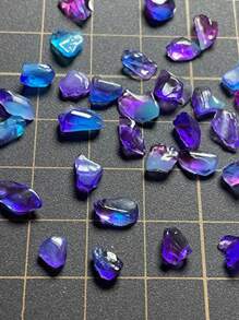 1 Khuôn silicon hình đá bất đối xứng dùng để làm đồ trang sức DIY, làm móng nghệ thuật, trang trí ốp điện thoại - Trong sáng - Xem 3