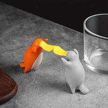 1pc Whimsical Platypus Tea Infuser - Reusable Design, Perfect For Brewing Loose-Leaf Tea And Coffee, Convenient Kitchen Gadget For Home, Restaurant, Hotel, Office Use - Multicolor - View 8