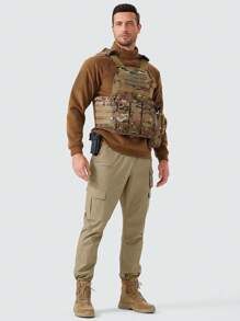 ZUTY Herren Flex Ripstop Taktische Hosen, wasserabweisende Stretch Cargohosen, leichte EDC Wandern Arbeitshosen