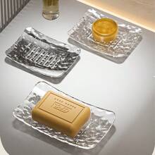 1 pièce Boîte à savon pour égoutter l'eau, boîte à savon de salle de bain, plan de travail, support à savon non perforé, boîte à savon de salle de bain, décoration de salle de bain, décoration d'automne, rentrée scolaire - Multicolore - Voir 3
