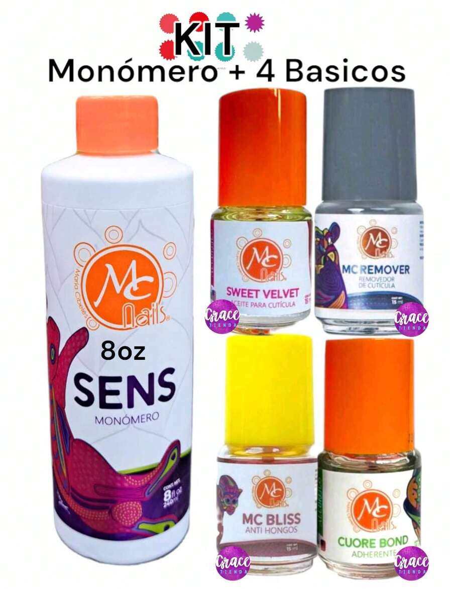 KIT Monomer + McNails Basics For Professional Use - Coffee - View 1