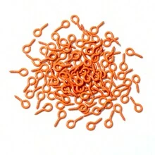200 pezzi, spilli per occhi colorati di piccole dimensioni 8x4mm, ganci per occhi, per realizzazione di gioielli fai-da-te, accessori