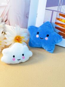 1pc Plush Star Shaped Pet Toy, Squeaky, Chewable Toy For Dogs & Cats, Pet Supplies