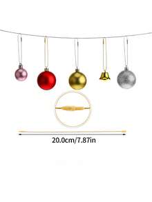 Xấp xỉ. Chiều dài 7,87in 100 cái/gói Thẻ dây Giáng sinh, Dây buộc để trang trí đồ trang trí, Giáng sinh - Nhiều màu - Xem 6