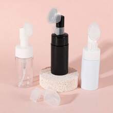 1/3 Chai tạo bọt rỗng 100ml Chai tạo bọt Mousse Sữa rửa mặt dạng bọt Trong suốt, Đen, Trắng Chai có bơm bọt kèm đầu cọ - Nhiều màu - Xem 3
