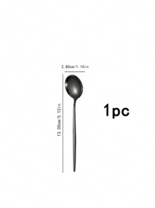 1/4/8/12 piezas Cucharilla pequeña de acero inoxidable, cucharilla para revolver café, cucharilla de postre, útiles escolares, regalo de Navidad