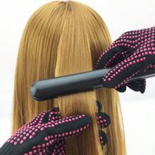 Set de herramientas para el cuidado y peinado del cabello: 6/4/2/1 piezas de peine rizado de silicona con perlas de doble/un solo lado, rizador, plancha de pelo, guantes resistentes al calor