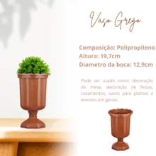 Greek Vase For Table Decoration Parties Events Weddings - 02 Units - 淺粉色 - 查看 2
