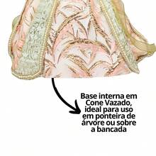 Kit 3 Decorative Angels Christmas Pendant Luxury Rose And Gold 17cm - Noel Decor - Màu hồng gỉ - Xem 8