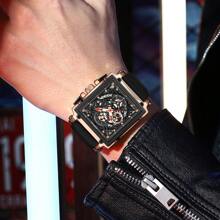 CRRJU Multifunctional Chronograph Military Waterproof Wrist Watch For Men