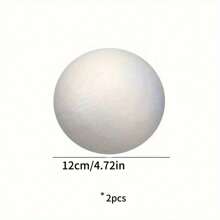Schaumstoffkugel, weiße Polystyrol-Schaumstoffkugel, geeignet für Kunst, Handwerk, Zuhause, Schulprojekte, Partydekorationen, Polystyrol-Kugel für Kuchendekoration, Planet-Spiel, Bühnenbild, Malen Selbermachen, Hochzeitsdekoration, Weihnachten, Halloween, Neujahr, Geburtstag, Heimdekoration, glatte Handwerksschaumkugel, Handübungsspielzeug, ewige Kugel, Feiertagsklassenzimmer, Festivalparty, verschiedene Größen
