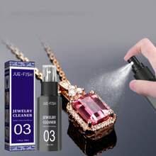 JUE FISH 1瓶50ml珠寶抛光噴霧,通用銀金寶石,長效閃亮,金表鑽石戒指家庭污漬去除鏽蝕液抛光工具 - 藏蓝色 - 查看 1
