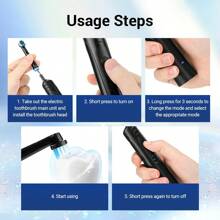 Hailicare Intelligent Electric Toothbrush, Adult Rotating Fully Automatic Whitening Teeth Cleaner For Male And Female Students - Multicolor - View 9