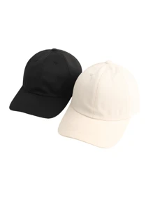 2pcs Women Simple Fashion Baseball Cap, Seasonal Festival Sun Hat, Adjustable Couple Daily Travel Outdoor Casual Sports Cap Halloween
