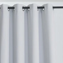 Waterproof Blackout Curtains 2Panels Thick Thermal Insulated Sun Block Indoor/Outdoor Blackout Curtains 52*94in Patio Waterproof Thermal Insulated Sun Blocking Drapes - Light Grey - View 5