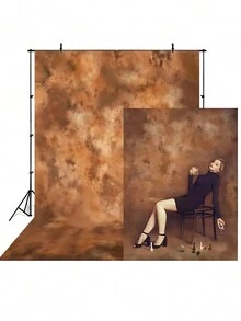 1pc Customized Photo Laeacco Vintage Abstract Background Blurred Blue Gradient Plain Shower Adult Portrait Photography Backdrop - Multicolor - View 15