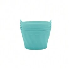 4Pcs/8Pcs Silicone Baking Air Fryer Cup, Reusable Silicon Air Fryer Baking Liner, Replace Disposable Parchment Paper Square Shaped Liner, Silicone Muffin Cups For Baking Cake Egg Tart Pudding Baking- Kitchen Air Fryer Accessory