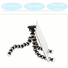 Versatile Octopus Tripod Stand For SLR, Micro Single Camera, And Mobile Phone - Portable And Stable - Black and White - View 3