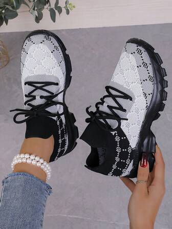 女士运动休闲运动鞋，透气跑步鞋