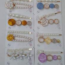 Kit 6 Pairs Of Clip Cards Width 7.5cm - Màu xanh Ô liu - Xem 2