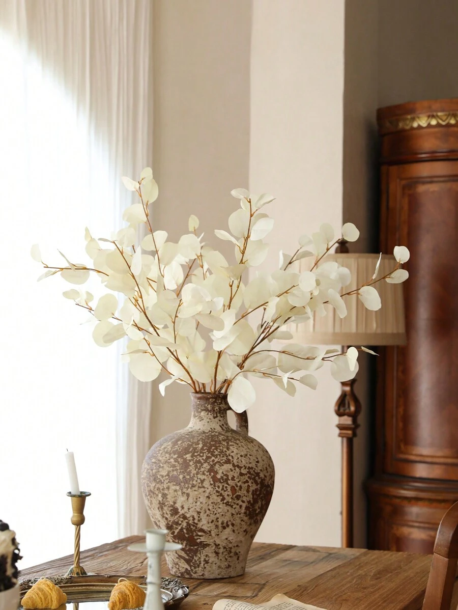 1 cái/3 cái/6 cái, 32,7in/83cm Cây nhân tạo Lá khuynh diệp, Lá khuynh diệp nhân tạo, Lá khuynh diệp giả trong màu sơn dầu, Thích hợp cho trang trí nhà cửa, Tiệc tùng, Đám cưới, Trang trí mùa thu, Bàn làm việc, Vườn, Trang trí phòng, Lễ hội, Halloween, Hoa cưới, Đồ trang trí giữa bàn, Quà tặng, Ngày lễ tình nhân, Quà tặng