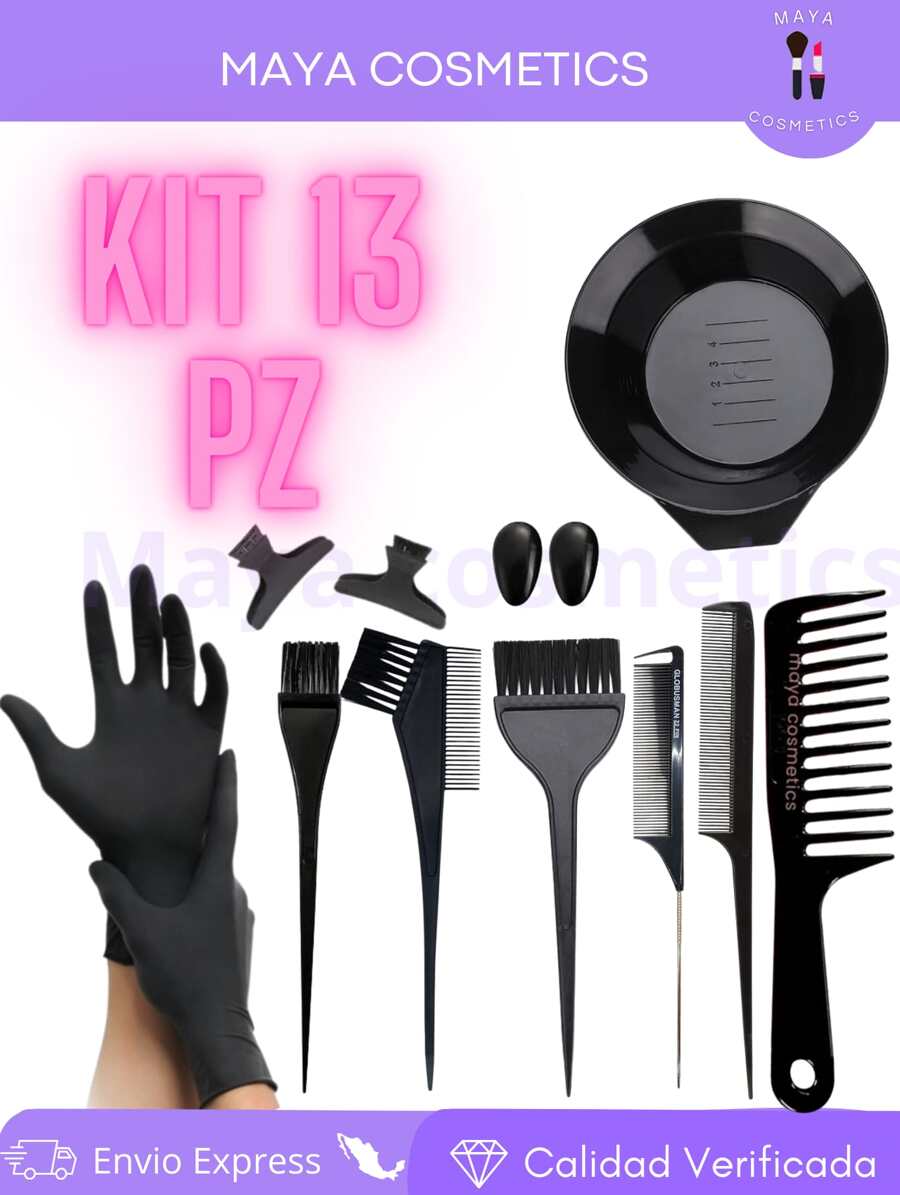 NEKANE Professional Permanent Cream Hair Color, Excellent For Gray Coverage, 90g Tube + 20 Vol. Peroxide. Halloween - 染料套件 - 查看 1